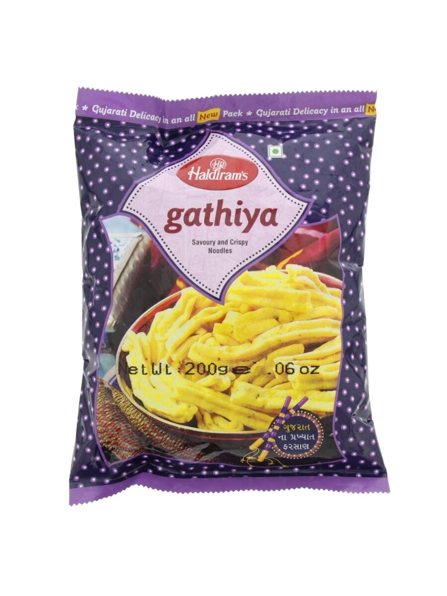 Индийская закуска Гатхия из гороховой муки (Gathiya), 200 г