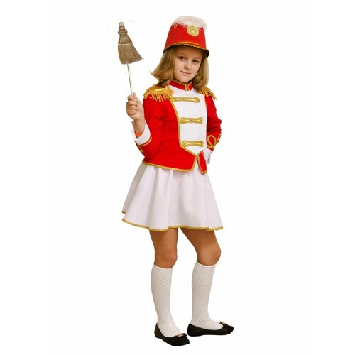 Карнавальный костюм детский Мажоретка детский карнавальный костюм мажоретка 16447 110 см