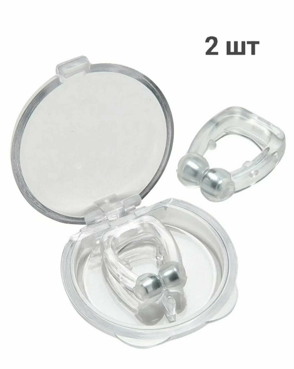 фото Антихрап клипса, средство от храпа, зажим для носа, вставка в нос против храпа