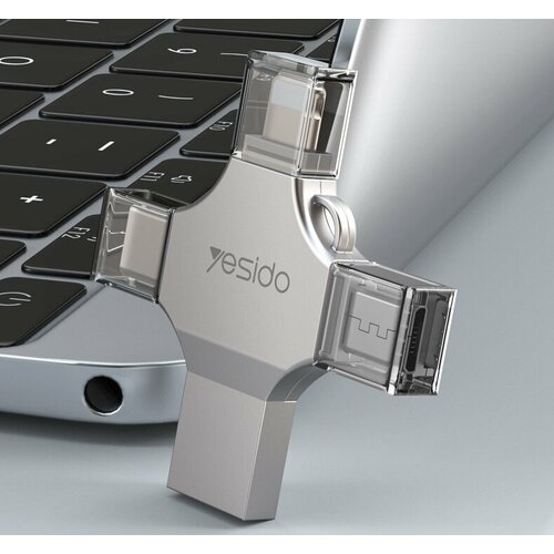 Флеш накопитель USB 3.0 YESIDO 4 в 1 на 256 Гб