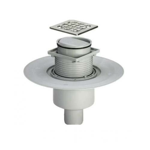 фото Трап 50 ZEISSLER 10см х10см прямой с сухим затвором BAD661001