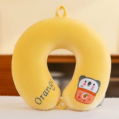 Подушка для шеи  Желтая Панда, желтый