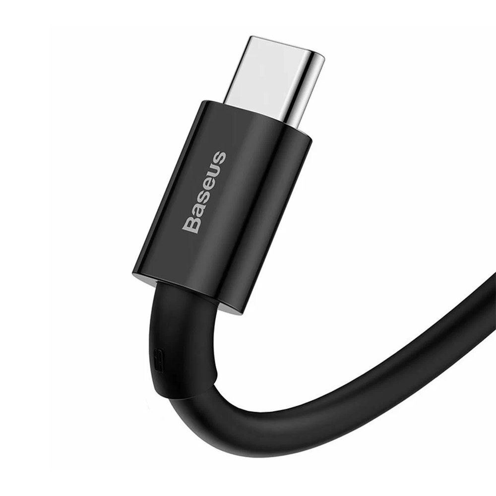Кабель Baseus Superior Series Fast Charging, USB - Type-C, (CATYS-01) 66W, 1 м, черный — фото 1
