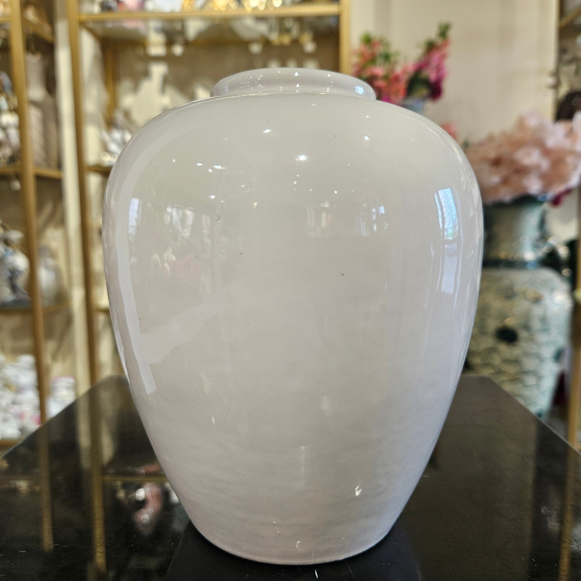 Стильная красивая ваза "Дуэт", 18 см, Бежевая, декор и интерьер в дом.