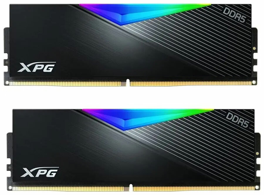 Оперативная память Adata DDR5 32GB (2x16GB) 7200MHz XPG Lancer RGB (AX5U7200C3416G-DCLARBK)
