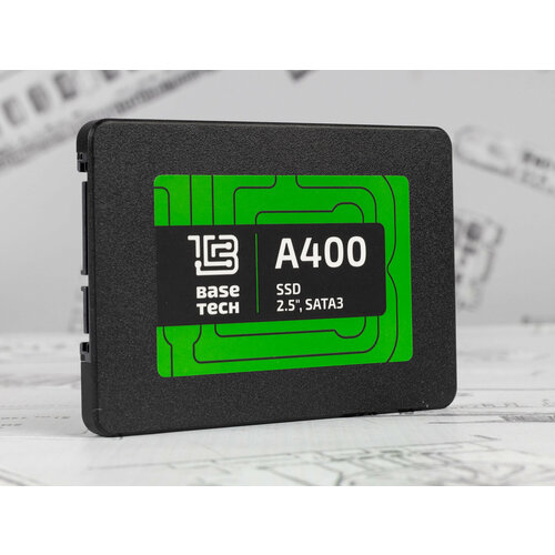 256Gb 25 SSD накопитель BaseTech A400 SATA-III SSDBTA400256GN 330000₽