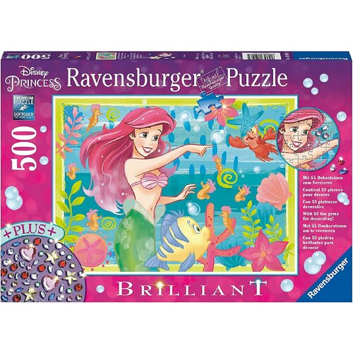 Пазл Ravensburger Disney. Ариэль, Подводный рай, 500 дет. 13327