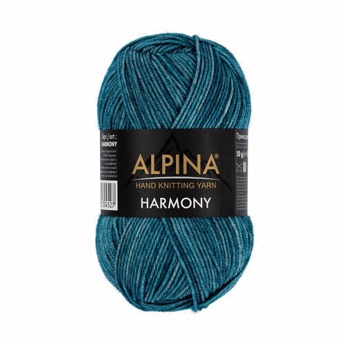 Пряжа ALPINA 'HARMONY' 100% мериносовая шерсть 50 г 175 м цвет №13 горчичный