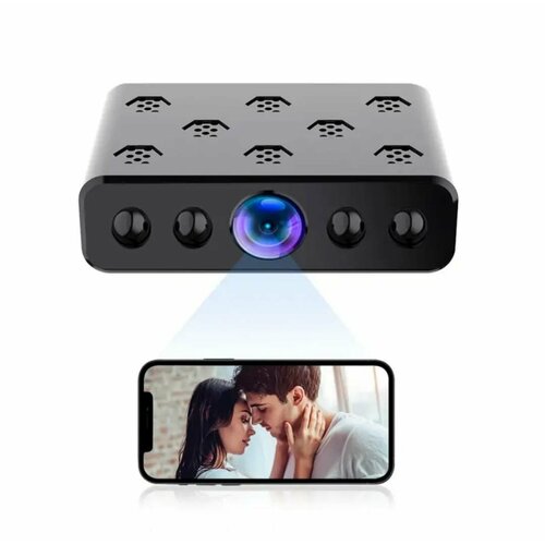 Мини Wi-Fi камера W12 - 1080P Full HD - USB - ночное видение - датчик движения - поддержка TF карты 189000₽