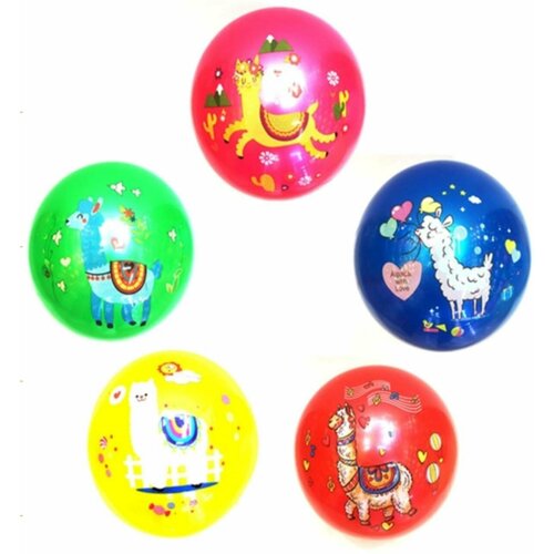 Мяч детский 22см 5 цв в ассорт в п 345₽