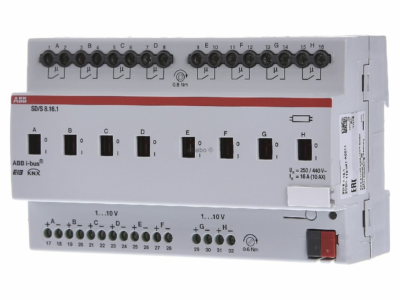 Блок управления освещением KNX SD/S 8.16.1 – ABB – 2CDG110081R0011 – 4016779659185