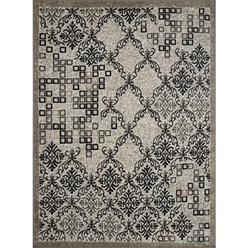 Ковер полипропилен Avrora GR19 140x190 см цвет бежевый 4883₽