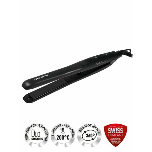Выпрямитель для волос Polaris PHS 2090K Black 273700₽