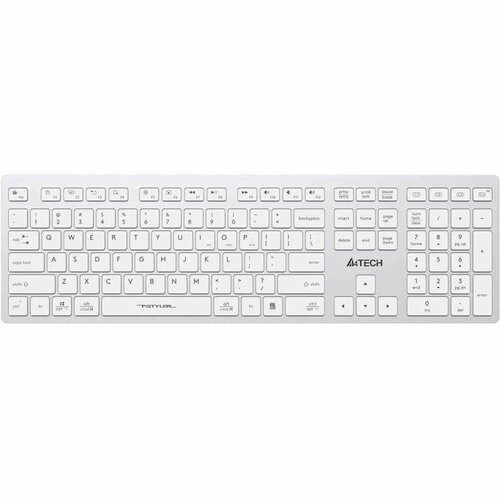 Клавиатура A4Tech Fstyler FBX50C белый USB BT (FBX50C WHITE) клавиатура a4tech fstyler fbx50c белый fbx50c white