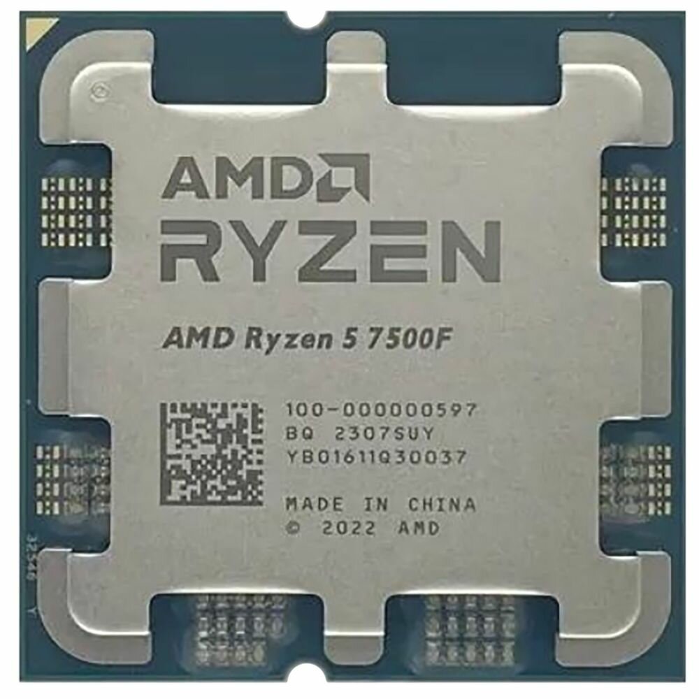 Процессор AMD Ryzen 5 7500F AM5,  6 x 3700 МГц, BOX