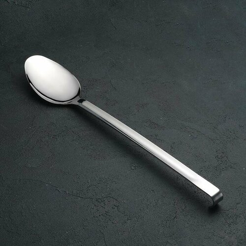 Ложка гарнирная из нержавеющей стали цельнометаллическая 35 мл h39 см толщина 3 мм 787₽