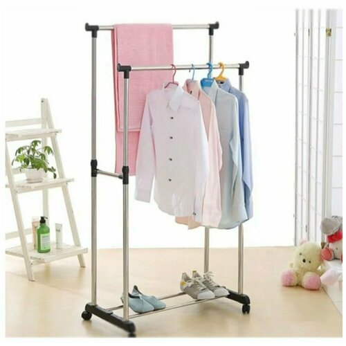 Вешалка напольная на колесах размер 16 х 013 х 045 м 1420₽