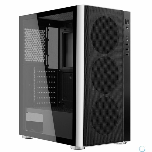 Ginzzu CL185 White w/o PSU корпус ginzzu cl185