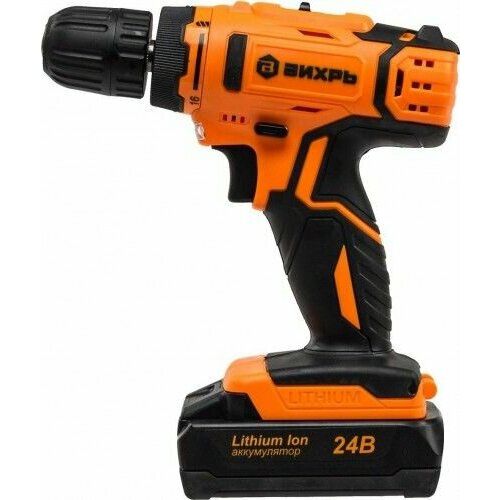 Аккумуляторная дрель-шуруповерт вихрь ДА-24Л-2К 721418 26285₽