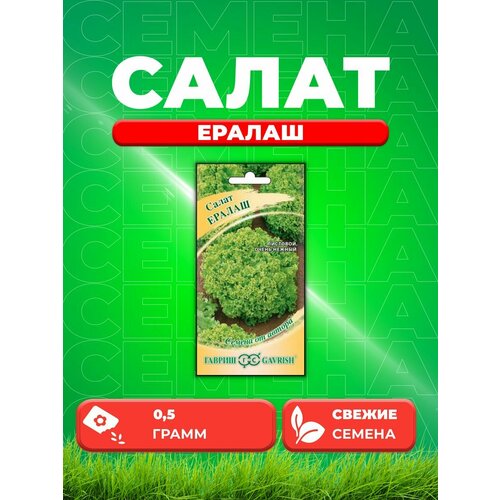 семена салат листовой зелёный ералаш 1 г Салат листовой Ералаш, 0,5г, Гавриш, от автора
