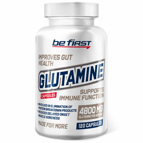 Be First Glutamine 120 Capsules