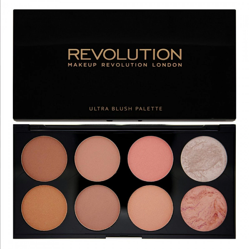 REVOLUTION Палетка румян Ultra Blush Palette, Hot Spice