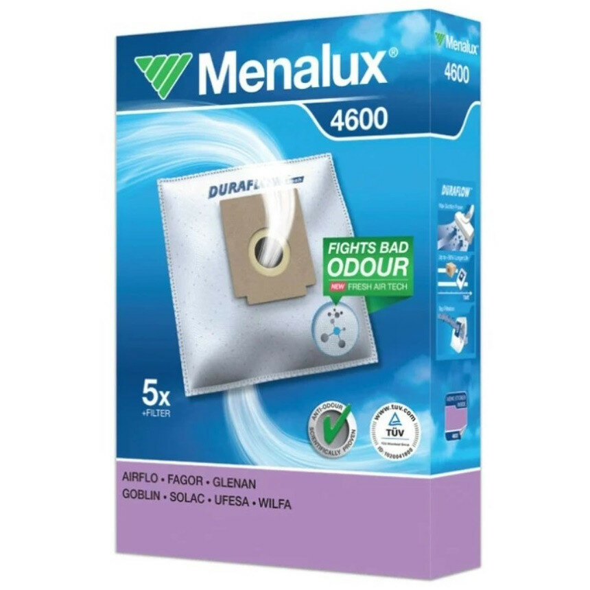 Пылесборник Menalux 4600 синтетическиий, 5 шт.