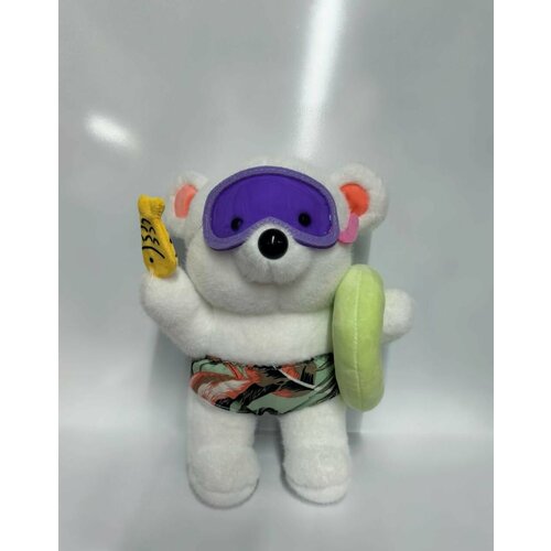 Мягкая игрушка плюшевый медведь с кругом