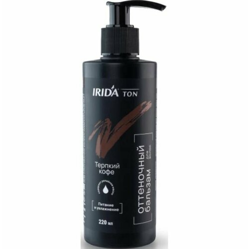 IRIDA Бальзам оттеночный для волос тон Терпкий кофе 220 мл 601₽