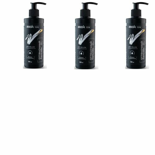 IRIDA Бальзам оттеночный для волос тон Anti-yellow 220 мл 3 шт 1295₽