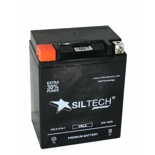 SILTECH VRLA1214.1 12V14Аh зал. о. п. (YT14AHL-BS YB14L-BS) д132ш88в163/220 , шт