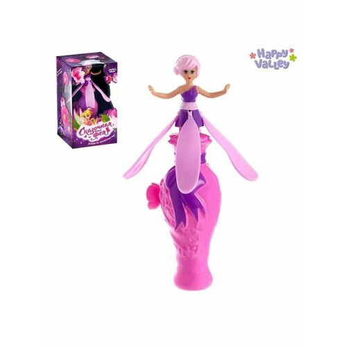 Кукла-юла летающая и парящая Принцесса 2 в 1 на заводно 1038₽