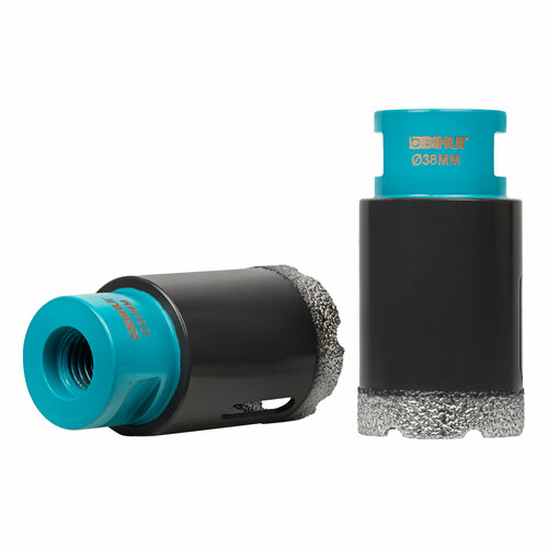 Коронка алмазная по керамограниту 38мм (вакуумная пайка) BIHUI арт. DBDF38