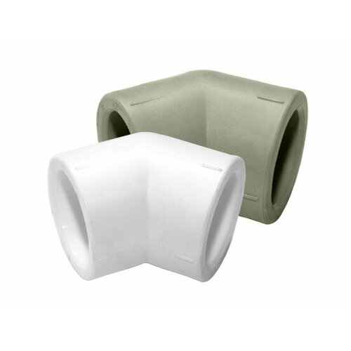 Уголок PPRC ф160мм угол 45° (1/4) белый PN25 FD-plast 8016/21614