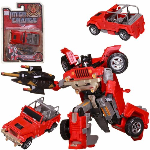 Машина-трансформер InterChange красный джип-пекап трансформация в робота 9391модель2 554₽