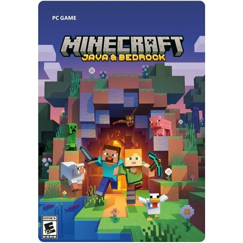 Игра Minecraft Java Bedrock Edition для ПК электронный ключ 1449₽