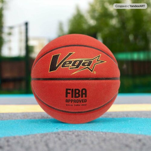 Баскетбольный мяч / Баскетбольный мячик / Мяч для игры в баскетбол размер 7 / Vega 3600 OBU-718 (FIBA)
