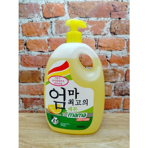 Mama Ultimate Natural Lemon Бальзам для мытья посуды и детских принадлежностей с ароматом натурального лимона 1000 мл