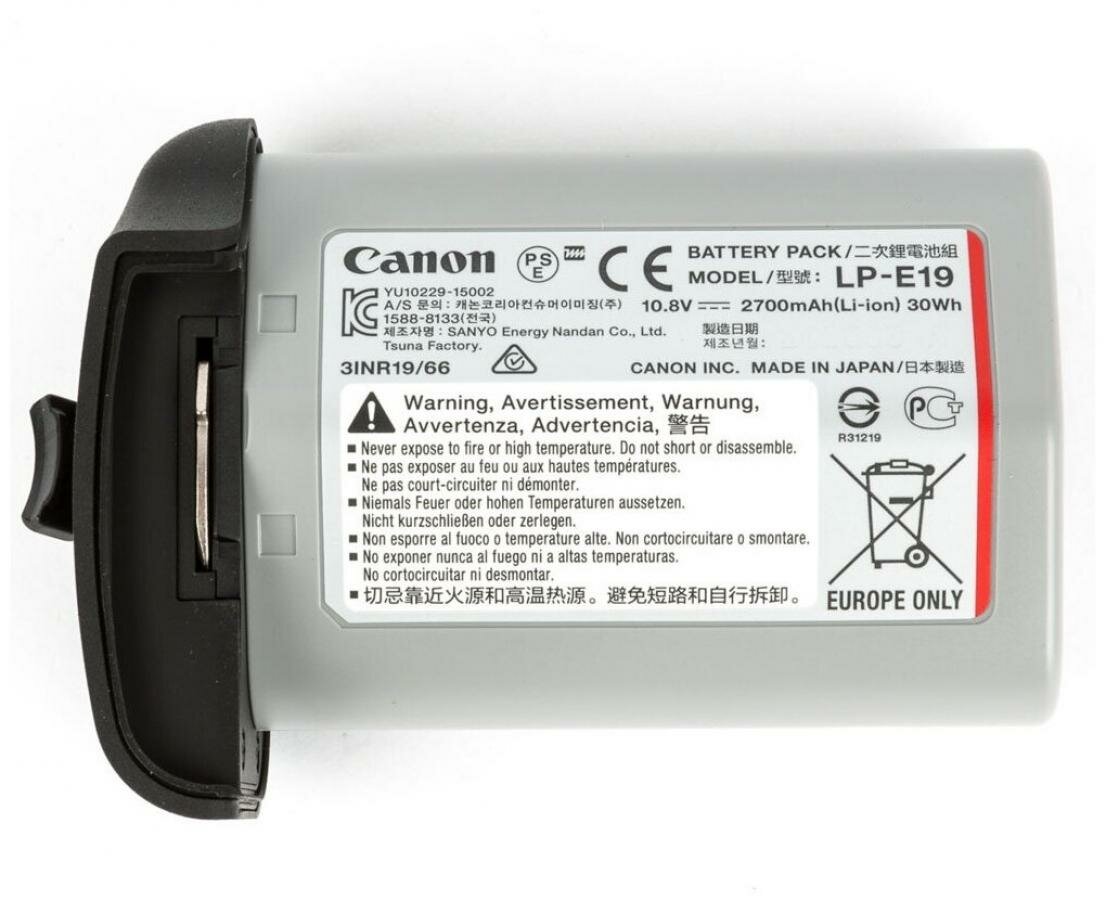 Аккумулятор LP-E19 для Canon X Mark II | 1DX | 1D X | EOS 1D X | EOS 1D Mark III - 2700mah