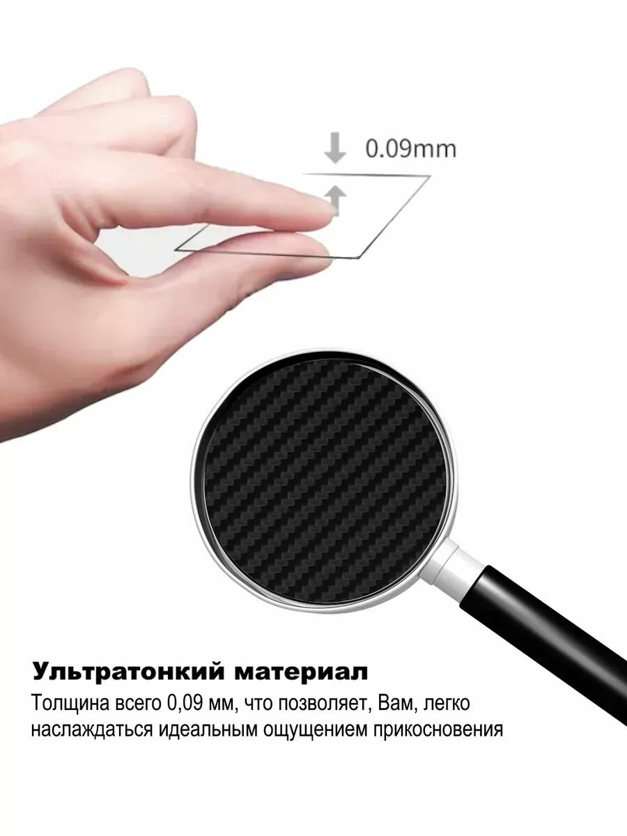 Защитная пленка для Xiaomi 13 Pro под карбон, черная — фото 1