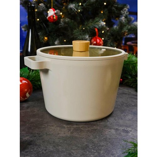 Кастрюля со стеклянной крышкой Fika 4,7 л, 22 см (индукция)