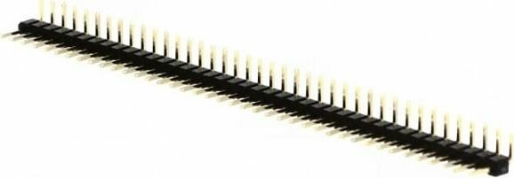 Штыревой разъем CONNFLY DS1025-02-1*40P8BR1 "папа", PIN 40 угловой 90 град, 2мм, THT, 1 шт