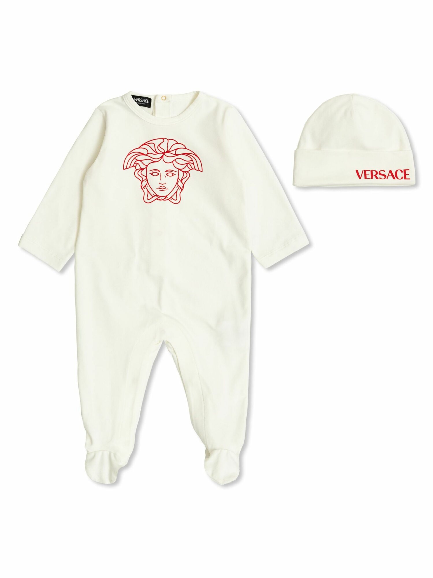 Комплект одежды Versace, размер 1 мес, белый