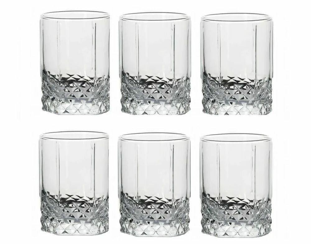 Набор стопок Pasabahce "Valse", для водки/ликера, 65 мл, 6 шт — фото 1