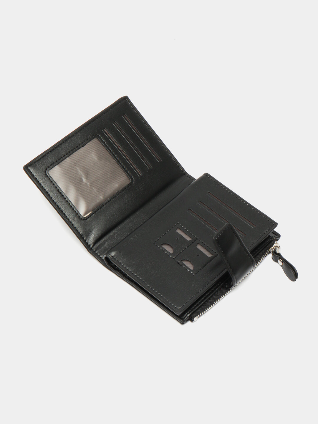 Портмоне baellerry, фактура зернистая, black — фото 1