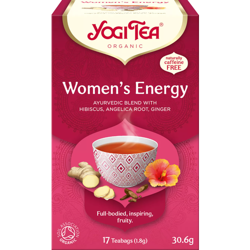 фото Чай в пакетиках yogi tea women's energy женская энергия, 17 пакетиков