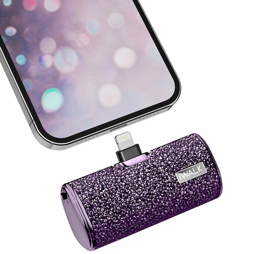 Портативный внешний аккумулятор Power Bank для iPhone iWALK 4500 mAh mini повербанк для Айфона пауэрбанк павербанк повер банк power bank белый 3950₽