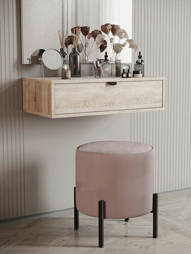 Изображение товара Подвесной туалетный столик Фабрика Стиль Шери 3, 698х184х350 мм, дуб сонома