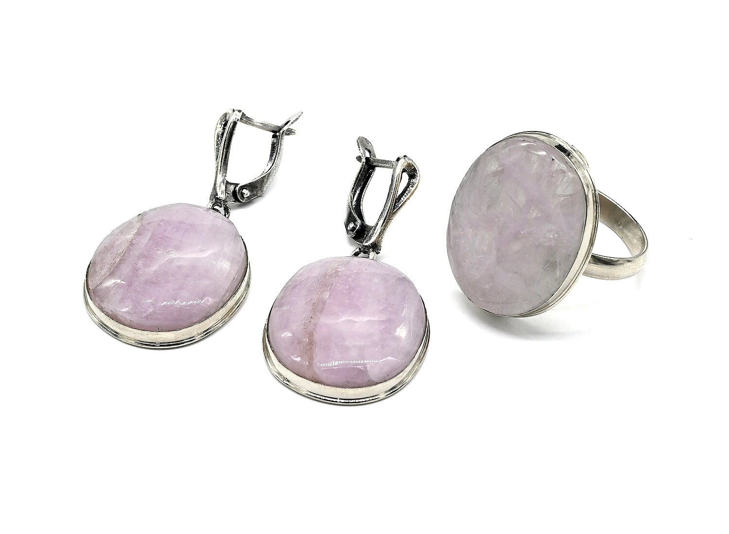 Комплект бижутерии, кунцит