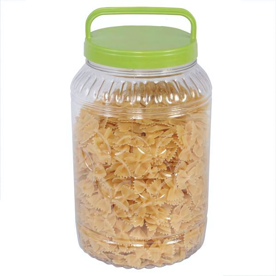 Бидон пищевой герметичный 3л пластик ПЭТ с ручкой цвета в ассортименте